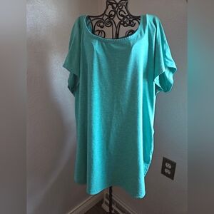 Tuff Athletics Aqua Short Sleeve Tee